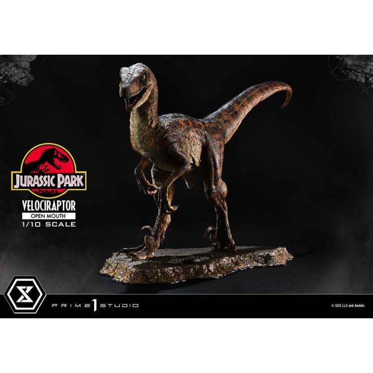  Parque Jurasico Estatua Prime Collectibles 1/10 Velociraptor Open Mouth 19 cm Prime 1 Studio