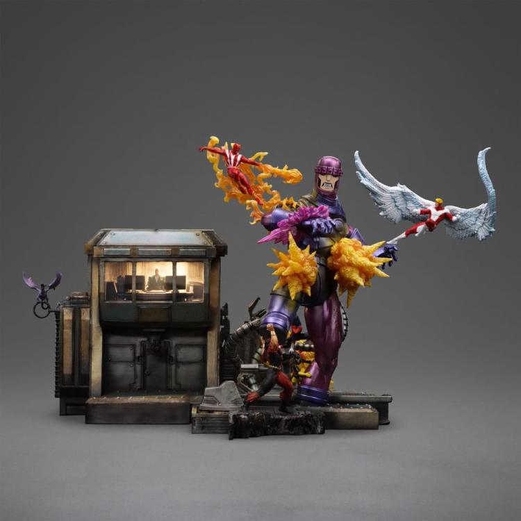 Marvel Estatua 1/20 Demi Art Scale X-Men Danger Room Diorama B 43 cm Iron Studios