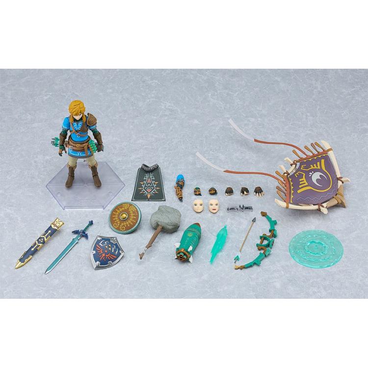 The Legend of Zelda Tears of the Kingdom Figura Figma Link Tears of the Kingdom Ver. DX Edition 15 cm  Good Smile Company