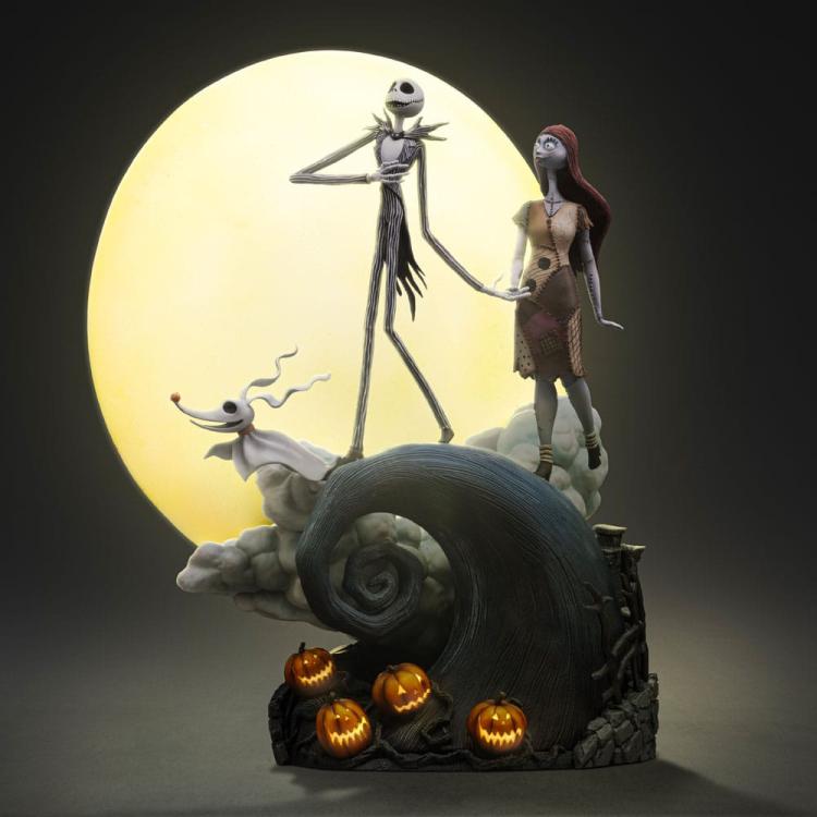 Pesadilla antes de Navidad Estatua 1/10 Deluxe Art Scale Jack and Sally 39 cm  Iron Studios