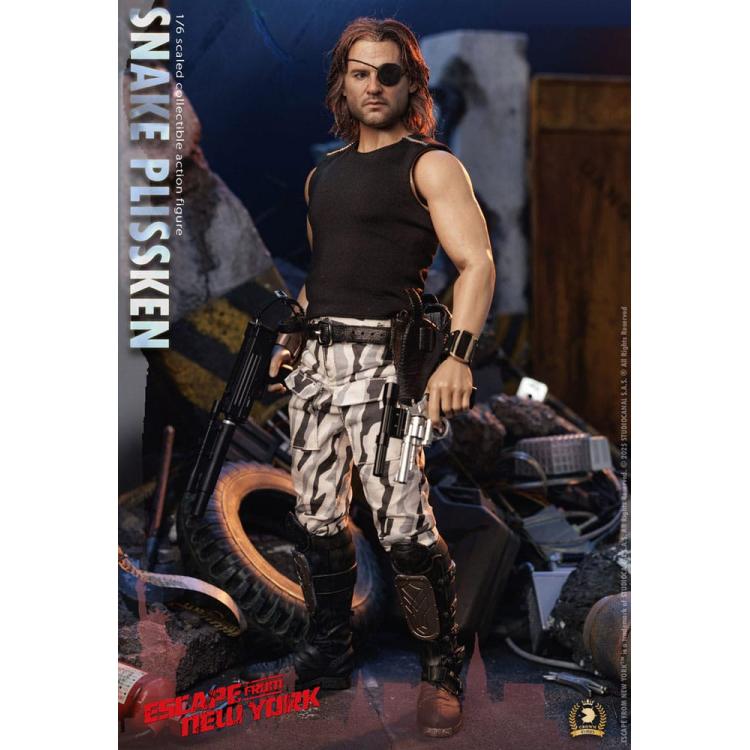 1997: rescate en Nueva York Figura Crown Series 1/6 Snake Plissken (Real Hair Version) 30 cm  Asmus Collectible Toys