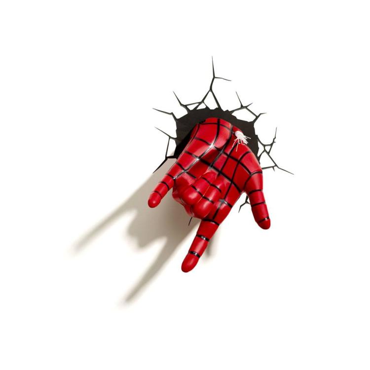  Ultimate Spider-Man Lámpara 3D LED Spider-Man Hand 3Dlight 