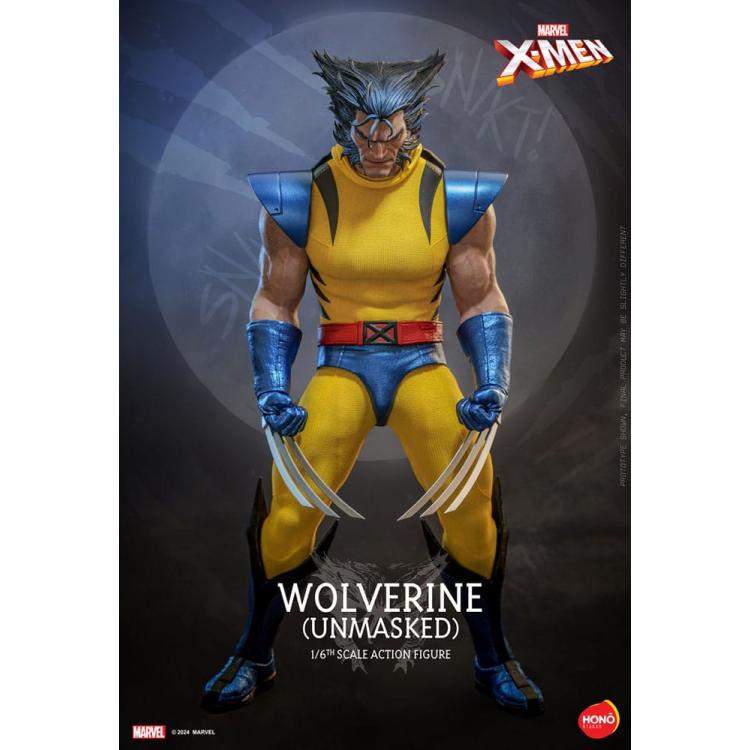 Marvel X-Men Figura 1/6 Lobezno (Unmasked) 28 cm Hono Studio