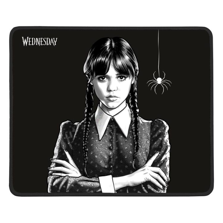 MIERCOLES Addams Wednesday M Alfombrilla Spider 32 x 27 cm Konix