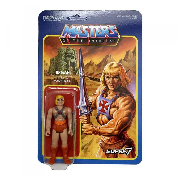 Masters of the Universe Figura ReAction Wave 2 He-Man 10 cm