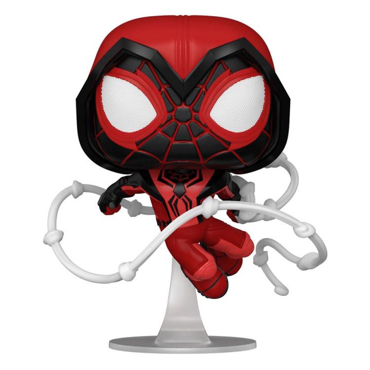 Marvel\'s Spider-Man POP! Games Vinyl Figura Miles Morales Red Suit 9 cm funko