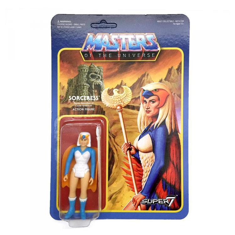 Masters of the Universe Figura ReAction Wave 2 Sorceress 10 cm