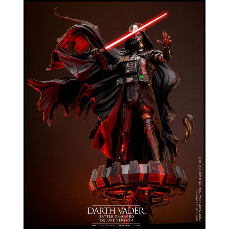 Star Wars Figura 1/6 Darth Vader (Battle Damaged) Deluxe Version 35 cm HOT TOYS