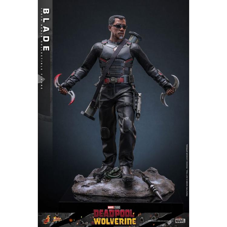 BLADE Deadpool & LOBEZNO MOVIE Masterpiece 1/6 Blade 30 cm HOT TOYS