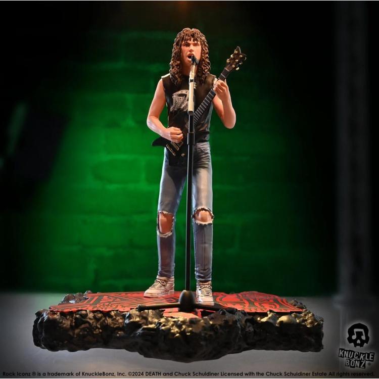 Death Estatua Rock Iconz Chuck Schuldiner II 22 cm