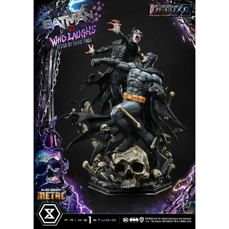  Dark Nights: Metal Estatua Ultimate Premium Masterline Series 1/4 Batman VS Batman Who Laughs Deluxe Bonus Version 67 cm Prime 1 Studio