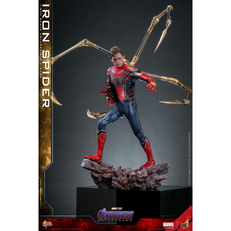 Vengadores: Endgame Movie Masterpiece Figura 1/6 Iron Spider 28 cm HOT TOYS SPIDERMAN