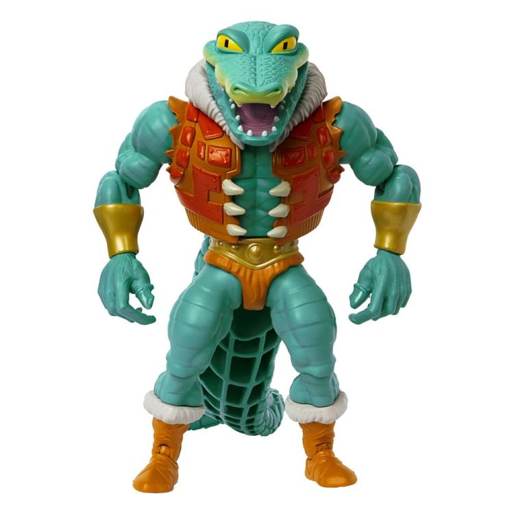 MASTERS DEL UNIVERSO & TORTUGAS NINJA DE Grayskull Figura Deluxe Leatherhead 14 cm  Mattel 