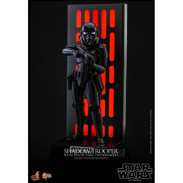 Hot Toys MMS737 Star Wars Collectible Action Figure 1/6 Shadow Trooper with Death Star Environment 30cm
