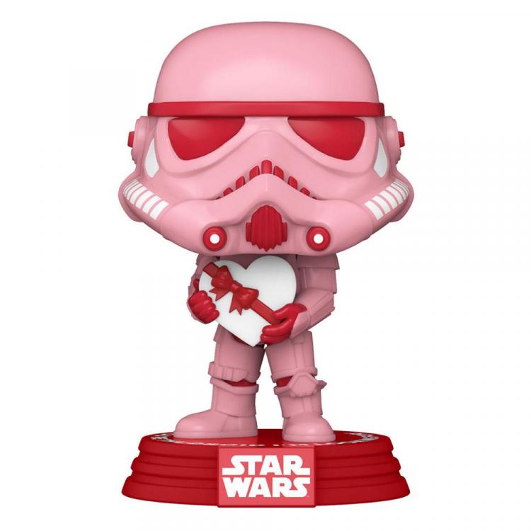 Star Wars Valentines POP! Star Wars Vinyl Figura Stormtrooper w/Heart 9 cm