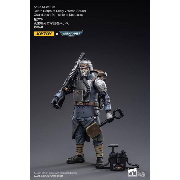 Warhammer 40k Figura 1/18 Death Korps of Krieg Veteran Squad Guardsman Demolitions Specialist 10 cm  Joy Toy (CN) 