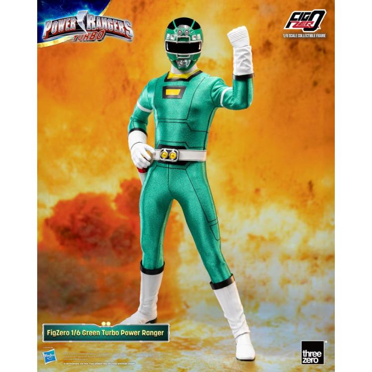 Power Rangers Turbo Figura FigZero 1/6 Green Turbo Power Ranger 30 cm  ThreeZero