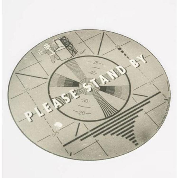 Fallout Slip Mat Please Stand by Record 30 x 30 cm