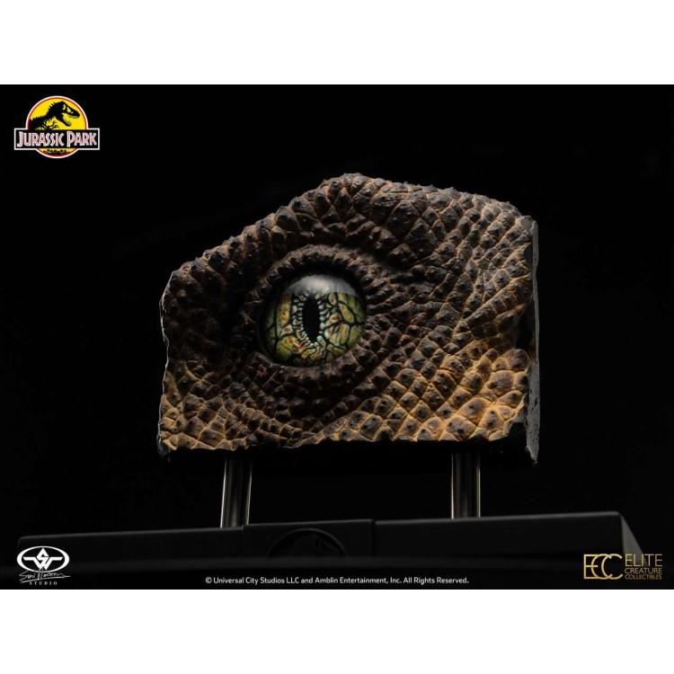  Parque Jurasico REPICLA del ojo de un velociraptor elite creature collectibles