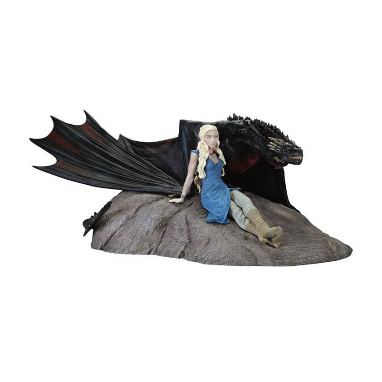 Juego de Tronos Estatua Daenerys & Drogon 8 x 18 x 23 cm