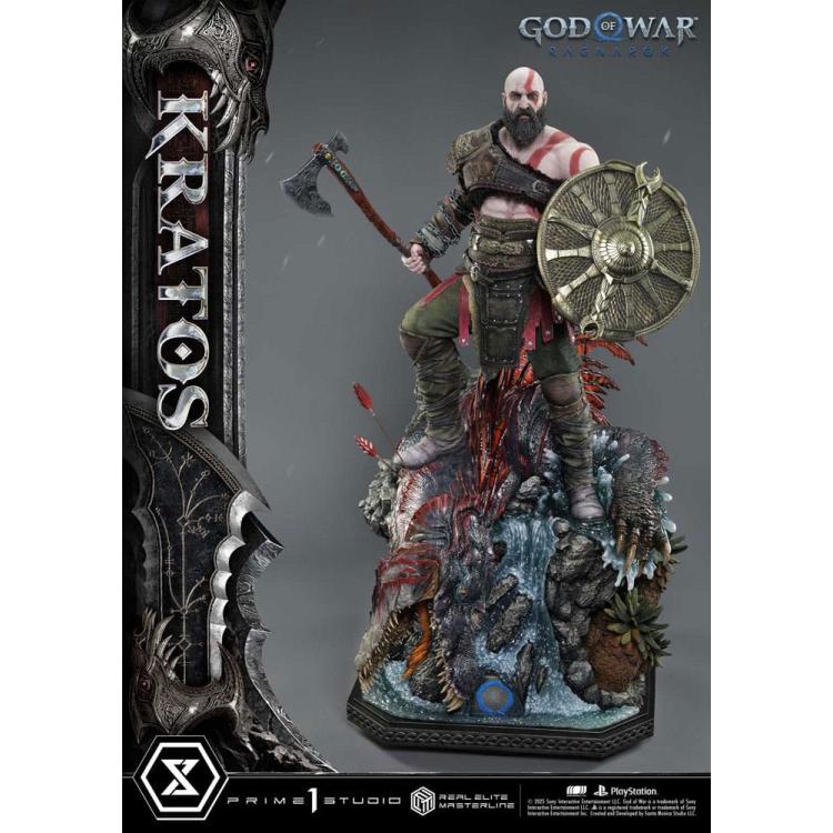 God of War: Ragnarok Estatua Real Elite Masterline Series 1/3 Kratos Ultimate Version 95 cm Prime 1 Studio