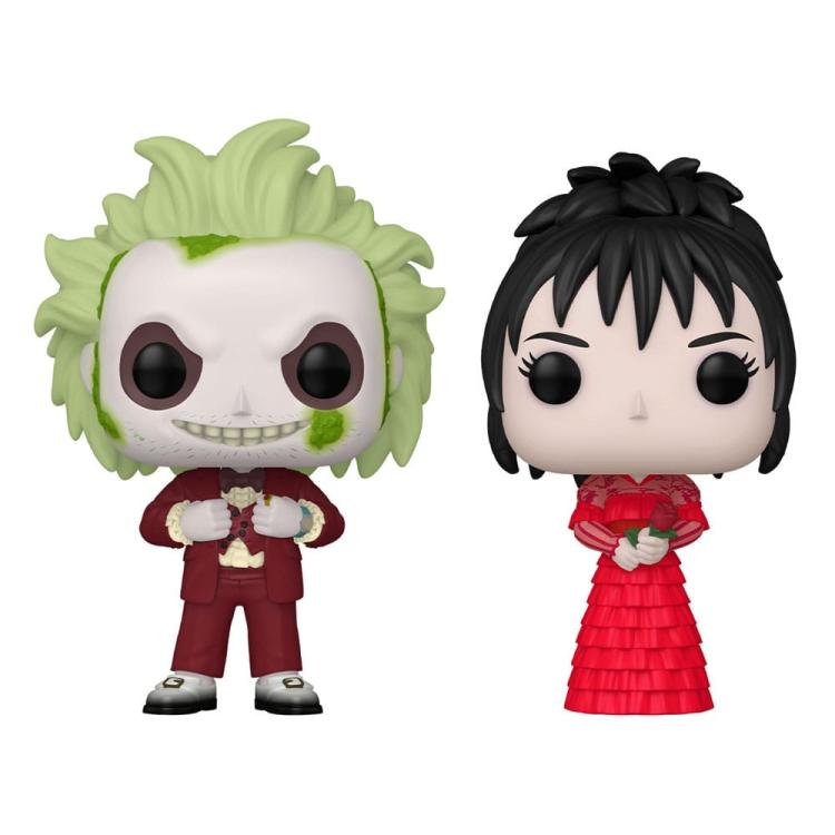 BITELCHUS 2 Pack de 2 POP! Animation Vinyl Figuras Beetlejuice & Lydia Deetz 9 cm FUNKO