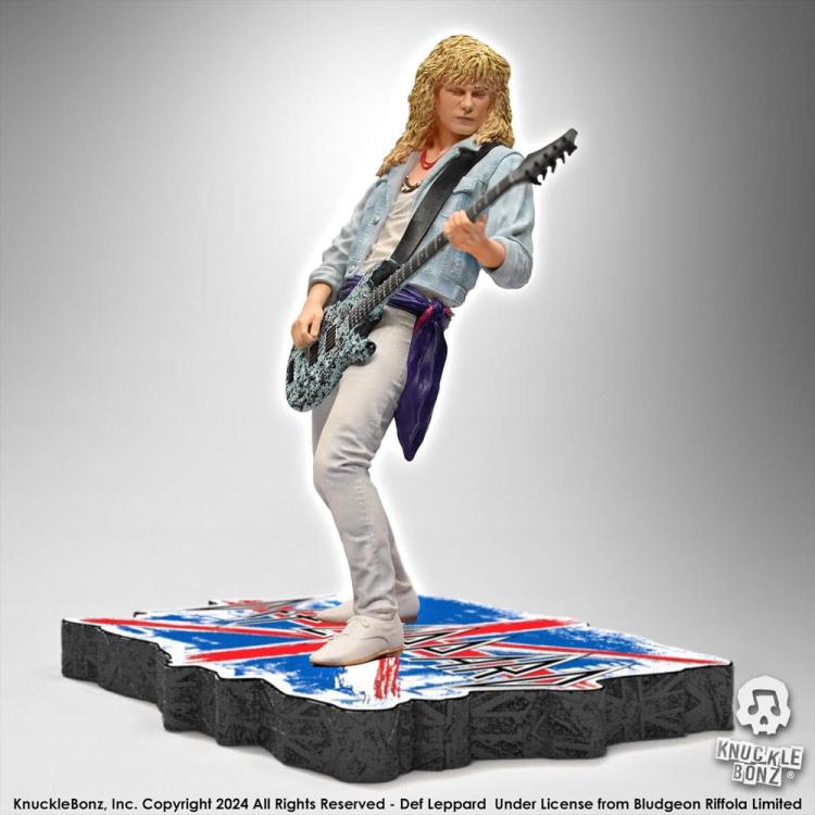 Def Leppard Estatua Rock Iconz Rick Savage 24 cm Knucklebonz