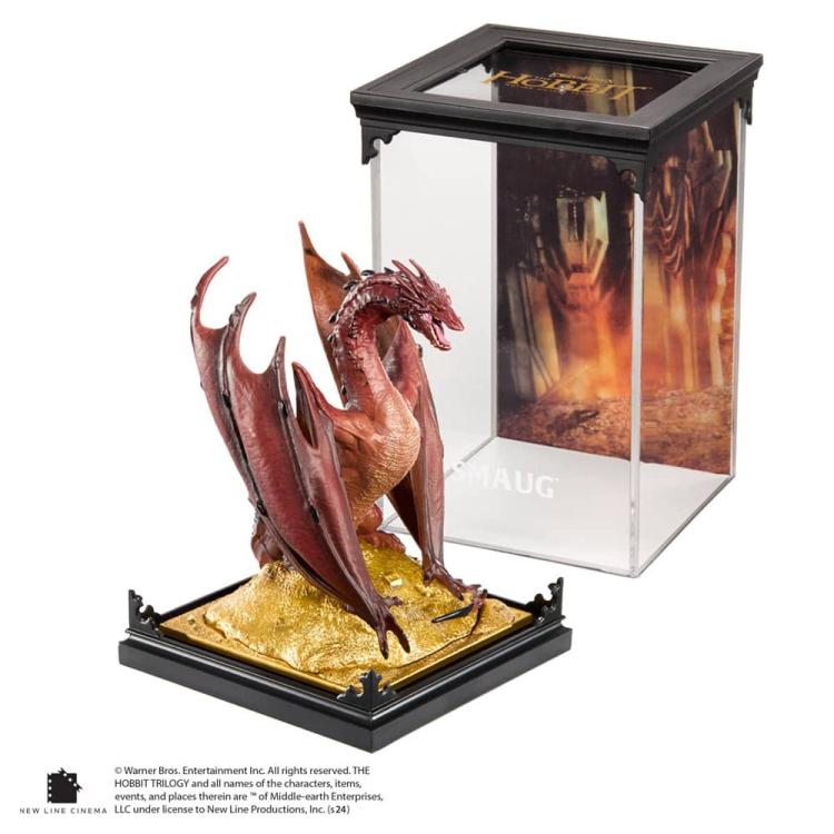 El Señor de los Anillos Figura Diorama Smaug 17 cm  Noble Collection