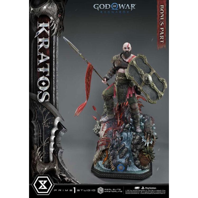 God of War: Ragnarok Estatua Real Elite Masterline Series 1/3 Kratos Ultimate Bonus Version 95 cm Prime 1 Studio