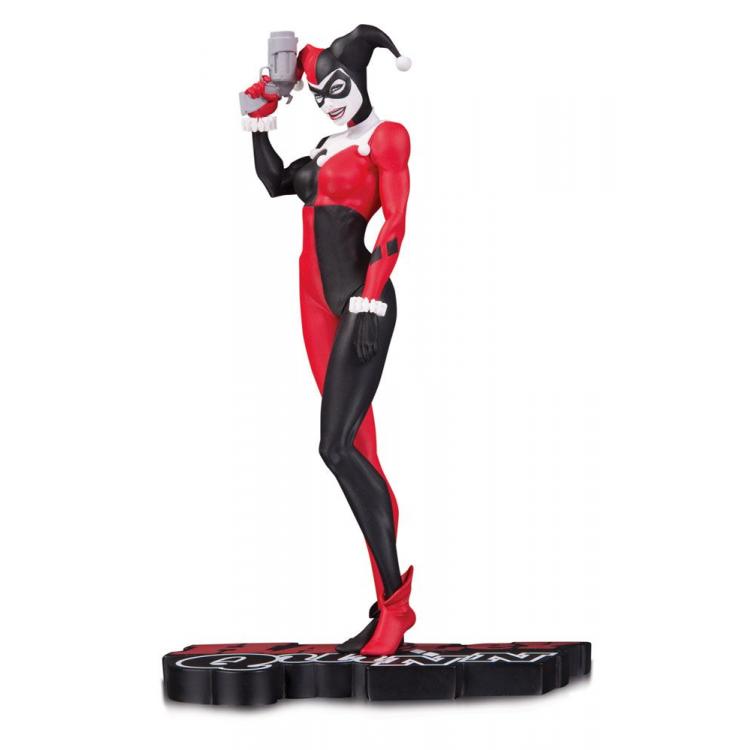 DC Comics Red, White & Black Estatua Harley Quinn by Michael Turner 18 cm