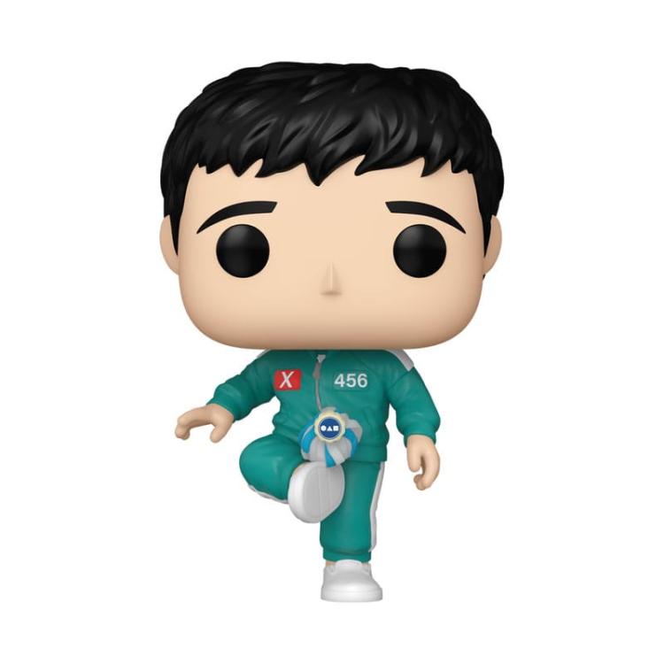 El Juego del Calamar Figura POP! Television Vinyl Player 456 Seong Gi-Hun (Kicking Jegi) 9 cm FUNKO