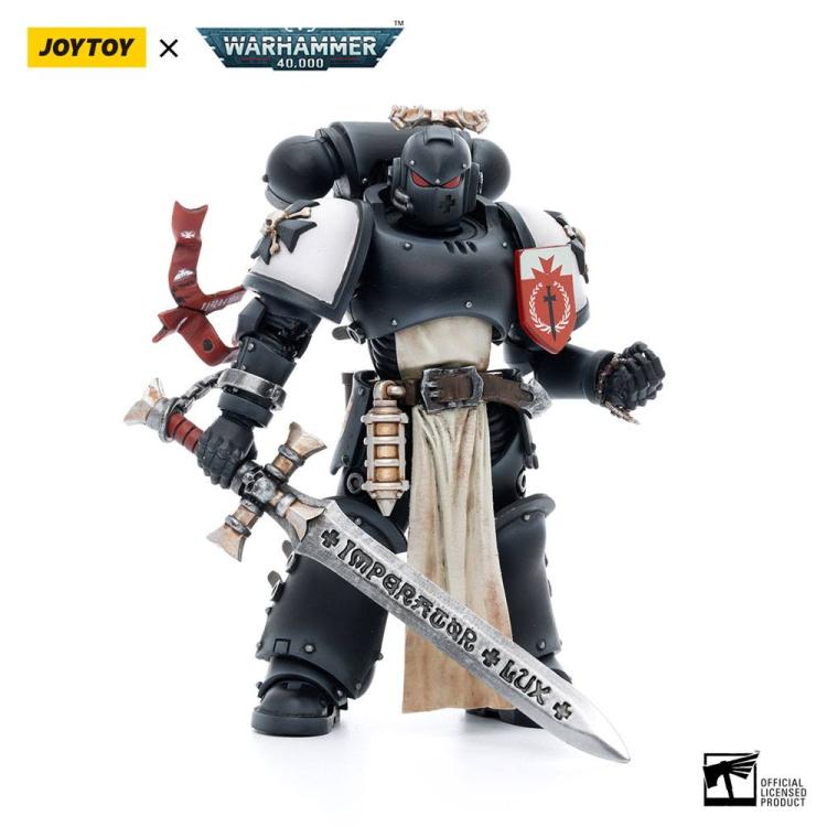 Warhammer 40k Figura 1/18 Black Templars The Emperors Champion Rolantus 12 cm   Joy Toy (CN)