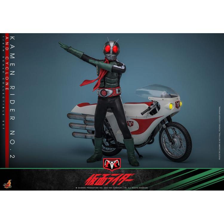 Kamen Rider 1/6 Kamen Rider No. 2 and Cylone 30 cm  Hot Toys