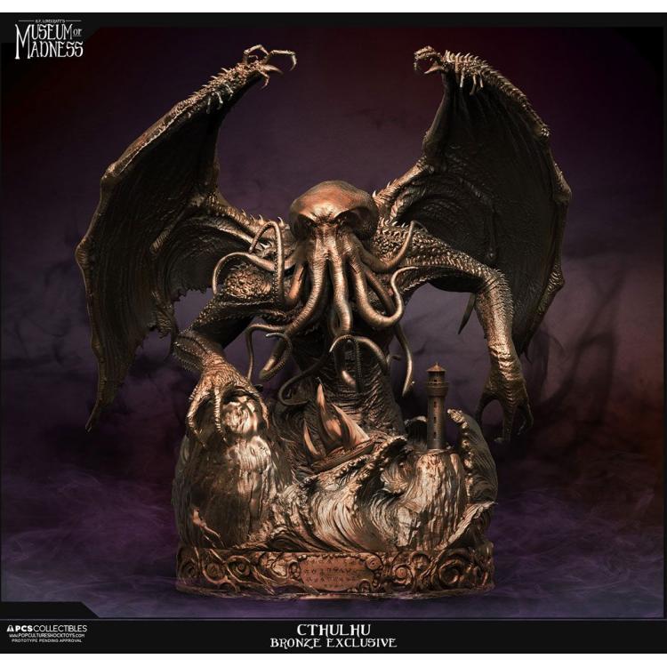 H.P. Lovecraft Museum of Madness Statue Cthulhu Bronze Exclusive 56 cm