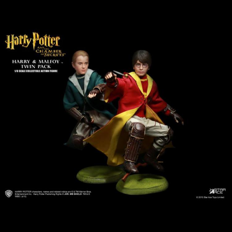 Harry Potter My Favourite Movie Pack de 2 Figuras Potter & Malfoy Quidditch 
