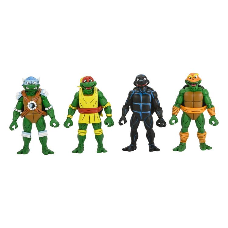 Tortugas Ninja (Archie Comics) Figuras Paquete de 4 Stump Wrestling Turtles 18 cm NECA