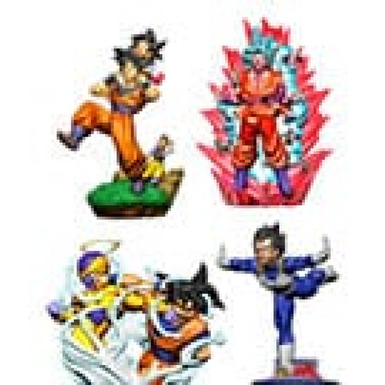 Dragonball Super Dracap Pack de 4 Figuras Re: Birth Limit Breaking Ver. 8 cm Megahouse 