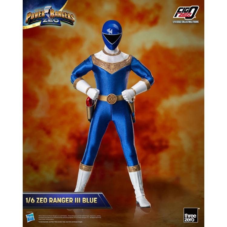 Power Rangers Zeo Figura FigZero 1/6 Ranger III Blue 30 cm  ThreeZero 