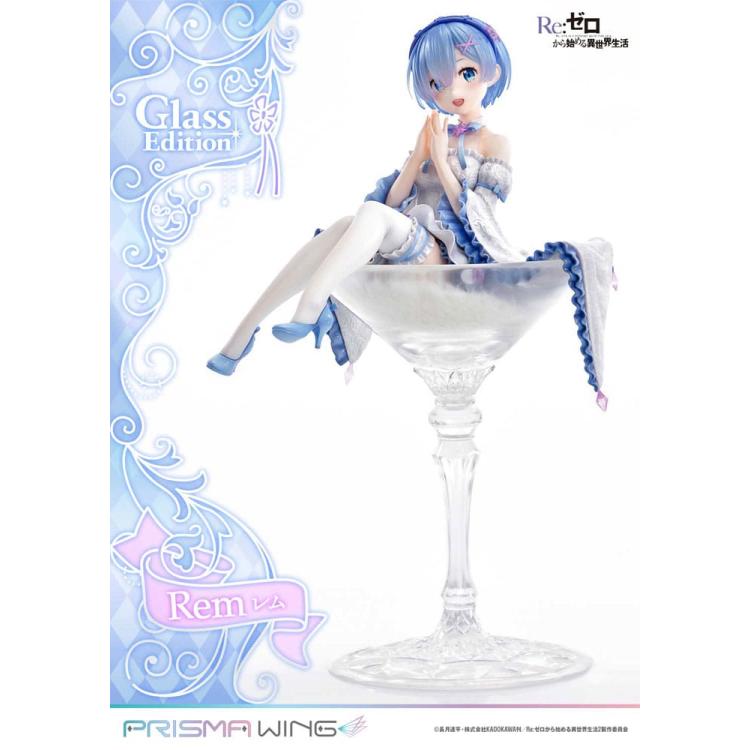 Re:Zero - Starting Life in Another World Estatua PVC 1/7 Prisma Wing Rem Glass Edition 23 cm  Prime 1 Studio 