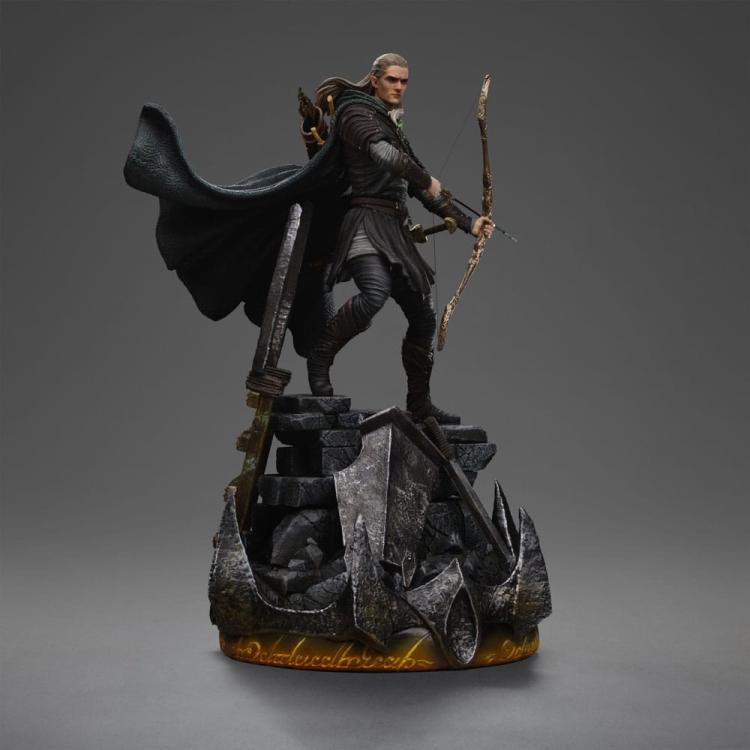 El Señor de los Anillos Estatua 1/10 Art Scale Legolas Unleashed 29 cm  Iron Studios