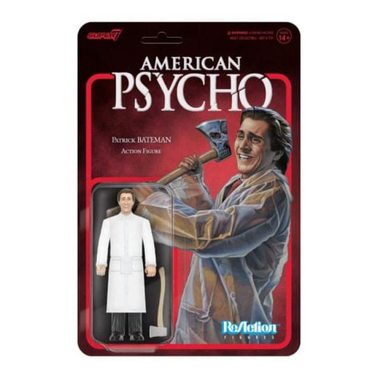 American Psycho (2000) Figura ReAction Wave 01 Patrick Bateman (Raincoat) 10 cm Super7 