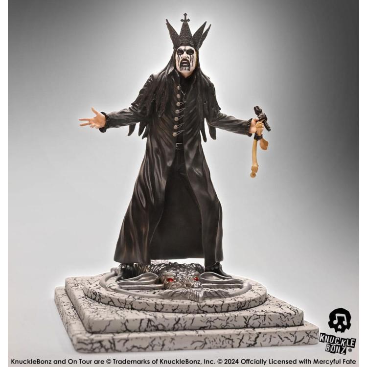 Mercyful Fate Estatua Rock Iconz King Diamond III (Black Version) 22 cm KNUCKLEBONZ