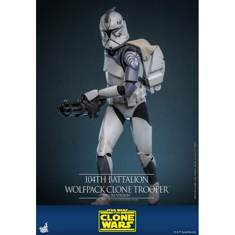 Star Wars The Clone Wars Figura 1/6 104th Battalion Wolfpack Clone Trooper Deluxe Version 30 cm Hot Toys 