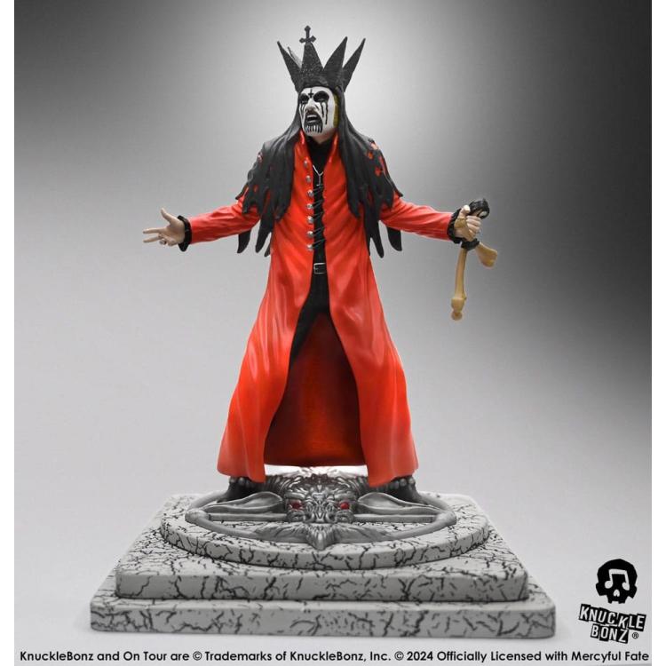 Mercyful Fate Estatua Rock Iconz King Diamond III (Red Version) 22 cm  KNUCKLEBONZ