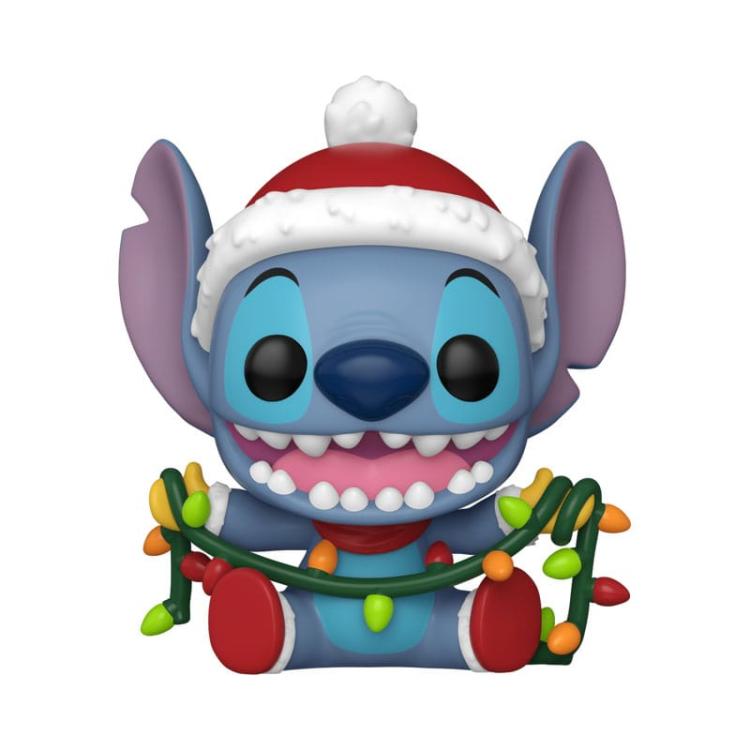 Disney Figura POP! Vinyl Holiday Stitch w/Lights 9 cm FUNKO