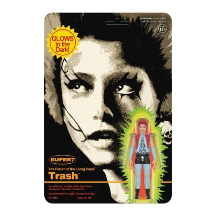 El retorno de los muertos vivientes Figura ReAction Wave 04 Trash (Monster Glow) 10 cm SUPER7