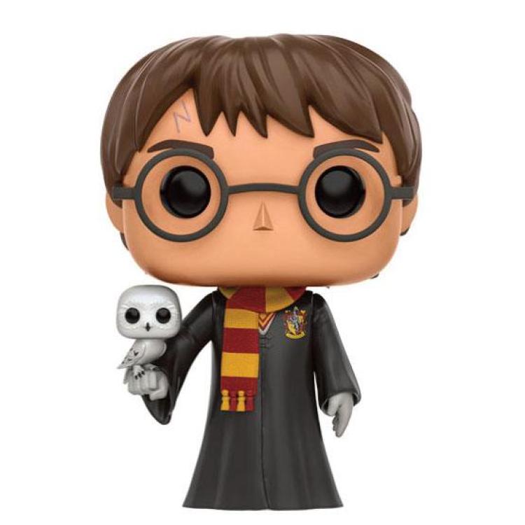 Harry Potter POP! Movies Vinyl Figura Harry with Hedwig 9 cm FUNKO