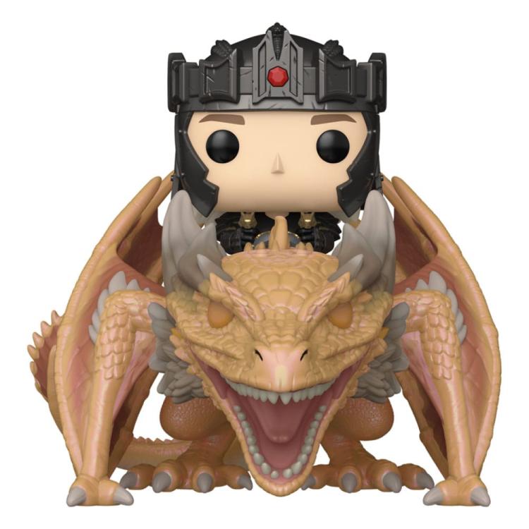 La casa del Dragón POP! Rides Vinyl Figura Aegon Targaryen w/ Sunfyre 14 cm Juego de Tronos FUNKO