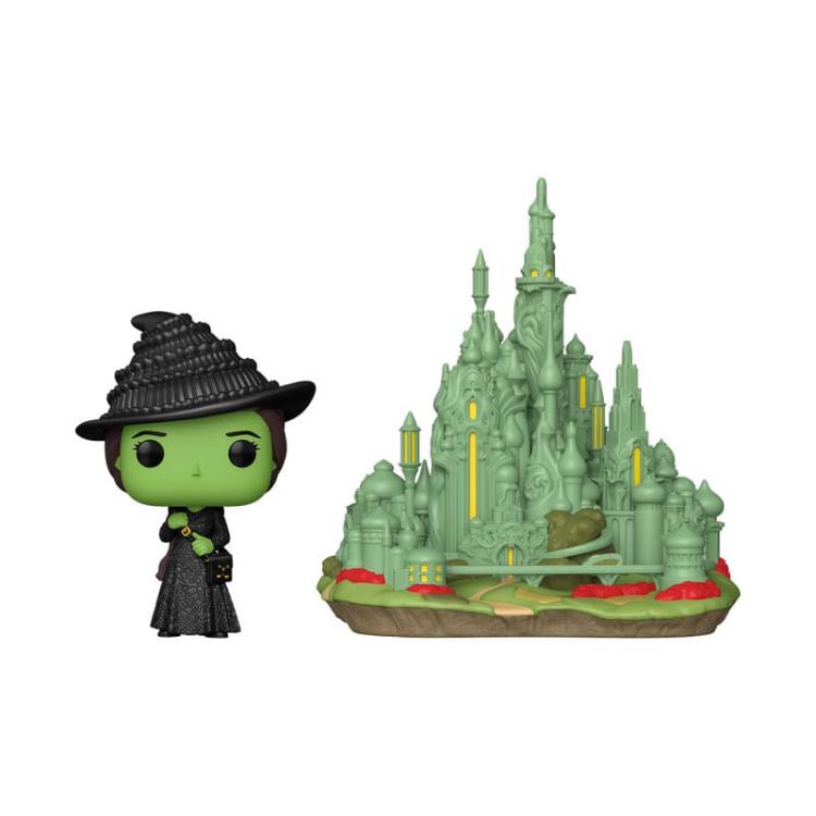 Wicked POP! Town Vinyl Figura Elphaba with the Emerald City 9 cm  EL MAGO DE OZ  FUNKO