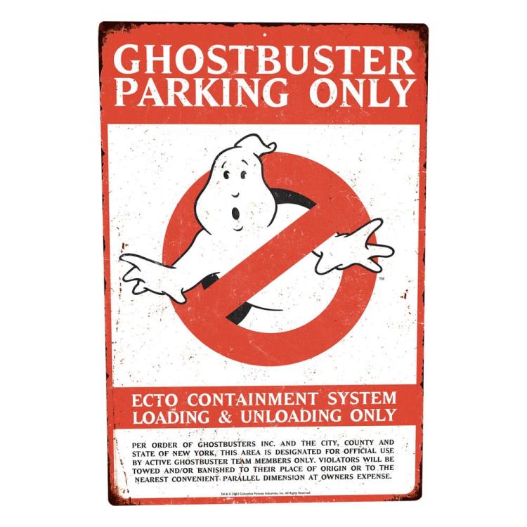 Ghostbusters cartel de metal Parking Trick Or Treat Studios 